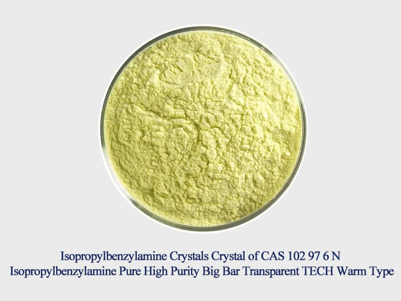 Isopropylbenzylamine Crystals Crystal of CAS 102 97 6 N Isopropylbenzylamine Pure High Purity Big Bar Transparent TECH Warm Type