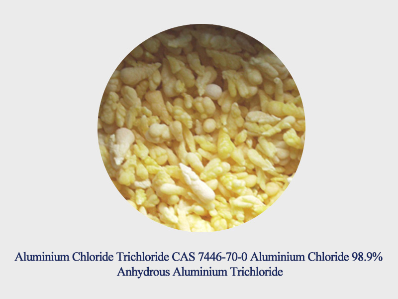 Aluminium Chloride Trichloride CAS 7446-70-0 Aluminium Chloride 98.9% Anhydrous Aluminium Trichloride